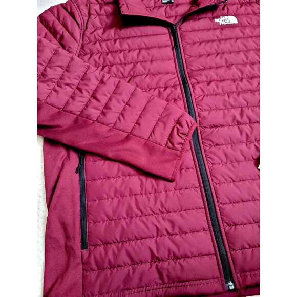 NWT The North Face Canyonlands Hybrid Alpine Plum Slim Fit Puffer Jacket XXL - Picture 6 of 11